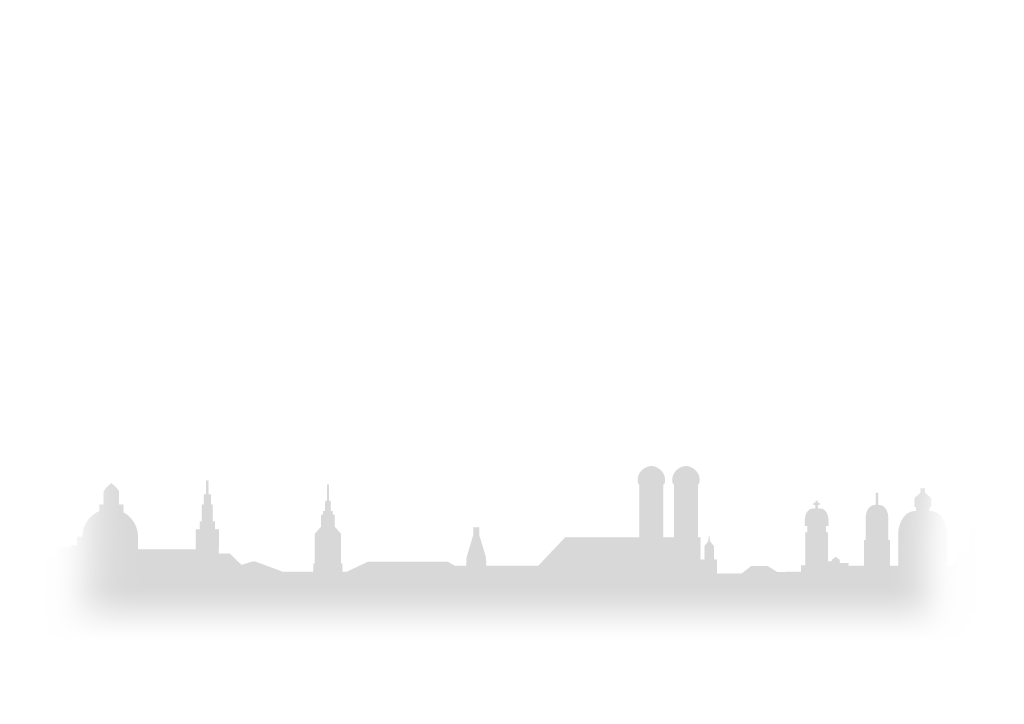 Silhouette von München